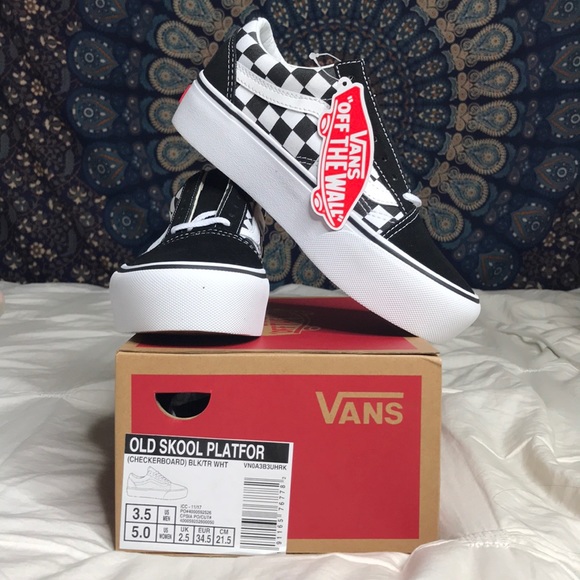 vans old skool platform size 5